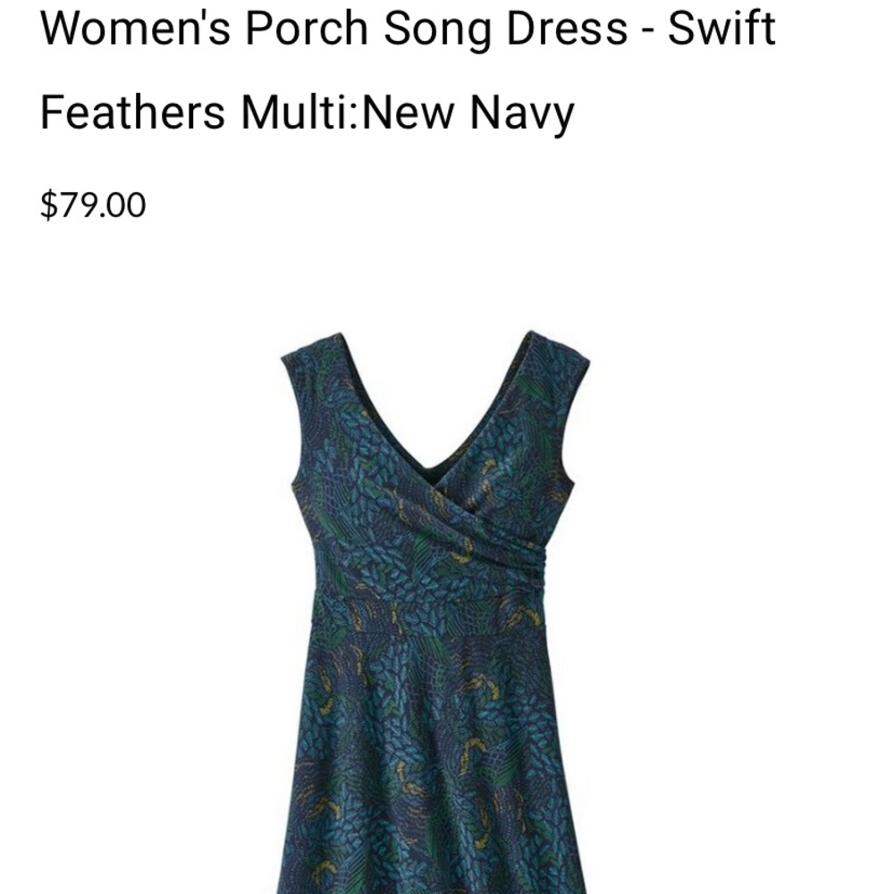 Women's Porch Song Dress - Swift Feathers Size Large